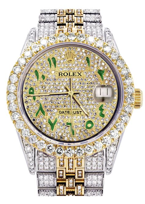 rolex watches iced out